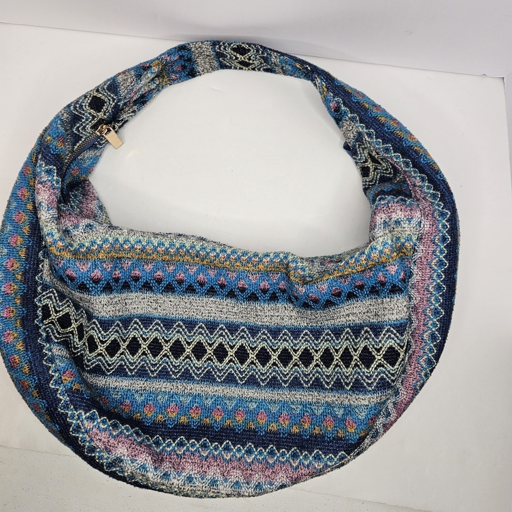 Ecostitch USA Hobo Bag‎ Purse 18" Round 4" Wide
